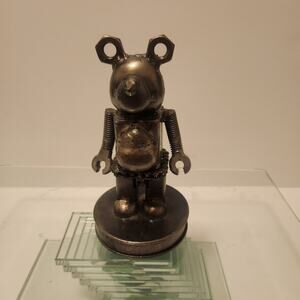 Handmade Metal Steampunk Gearhead MIckey Mouse